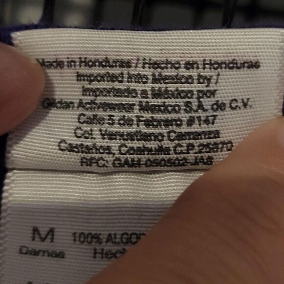 Purple & White Gnome Graphic T-Shirt - Garden/Novelty Tee | 100% Cotton - Picture 5 of 6